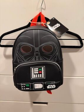 Star Wars Darth Vader Mini Backpack - Black with Red Straps